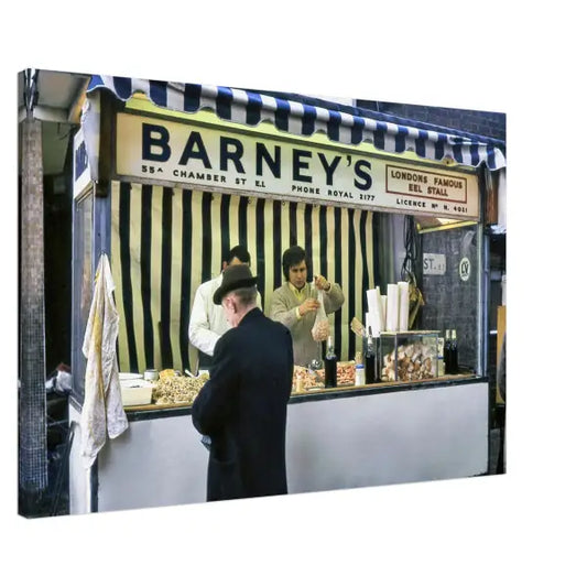 Barney’s Eel Stall 55a Chamber Street London 1971