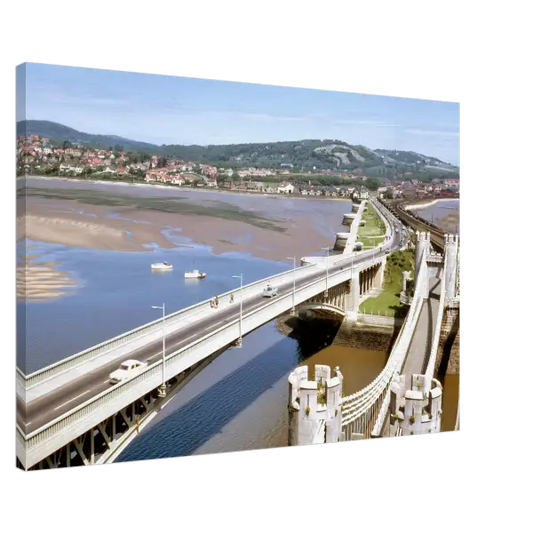 Conwy Bridges Wales 1964