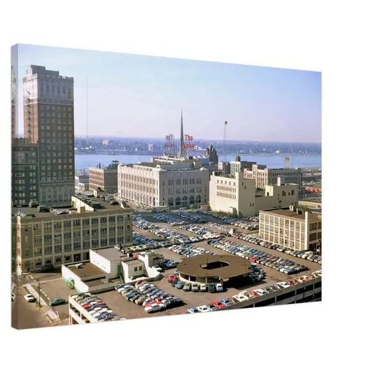 Detroit News Building Detroit 1970s