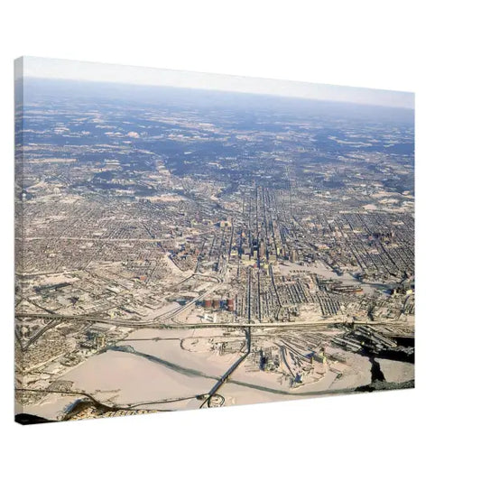 Aerial photo of Baltimore 1982