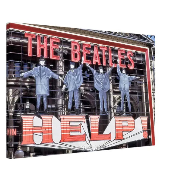 Beatles Help at London Pavilion Piccadilly Circus 1965