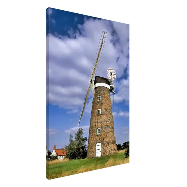 Billingford Windmill Diss Norfolk 1960s - Canvas Print