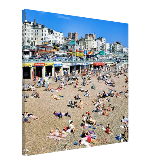 Brighton beach 1980s