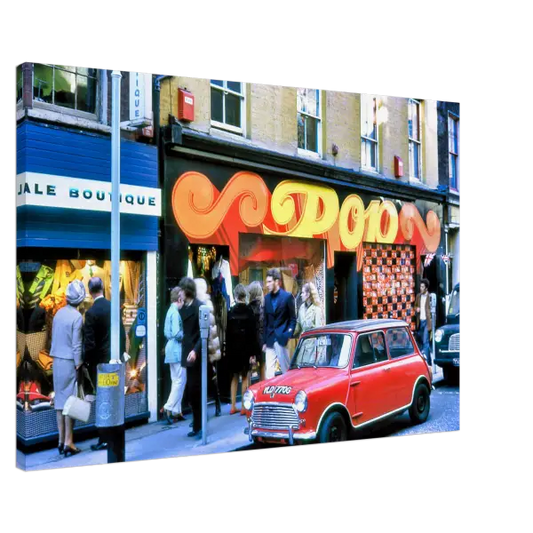 Carnaby Street London 1969 - Canvas Print
