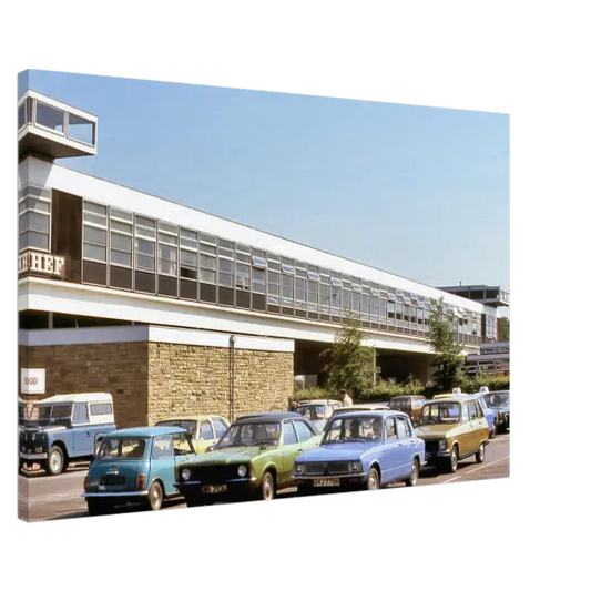 Charnock Richard Services M6 Motorway 1970s - Canvas Print