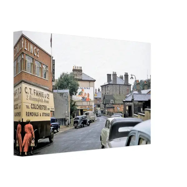 Colchester Essex 1950s (Butt Road) - Canvas Print