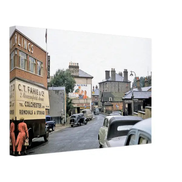 Colchester Essex 1950s (Butt Road) - Canvas Print