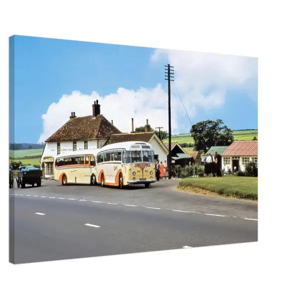 The Cricketers Duncton West Sussex 1950s - Canvas Print