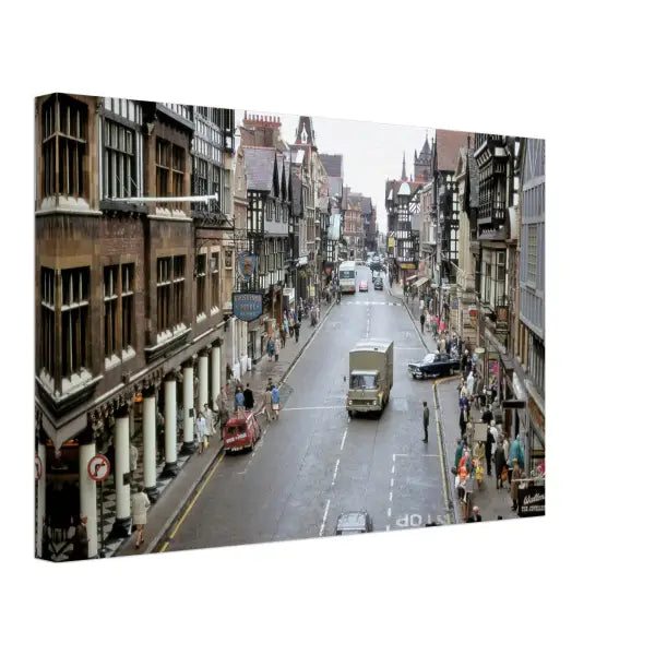 Eastgate Street Chester 1960s - Canvas Print