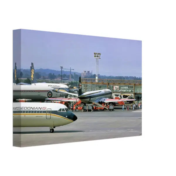 Gatwick Airport 1970s - Canvas Print