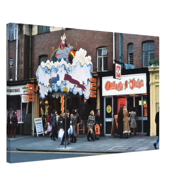 Great Gear Trading Co Kings Road London 1970s - Canvas Print