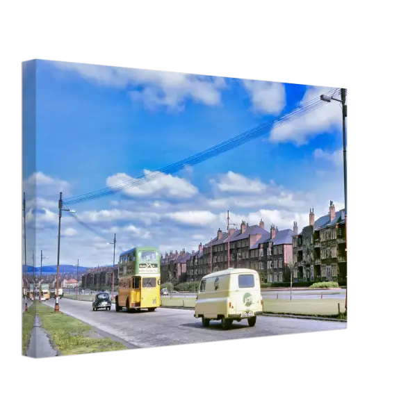Great Western Road (A82) Glasgow Scotland 1962 - Canvas