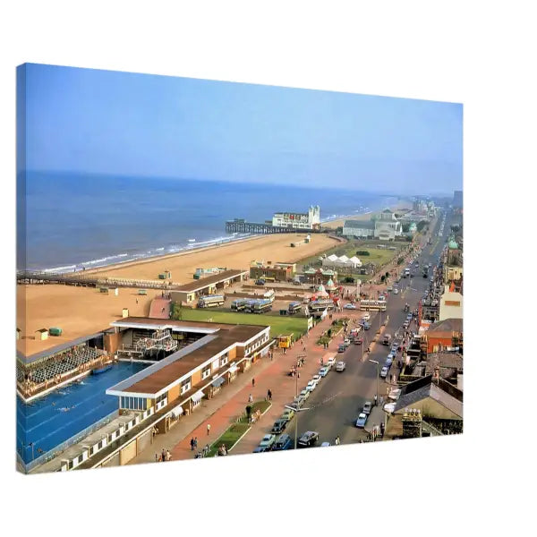 Great Yarmouth Seafront Norfolk 1960s - Canvas Print