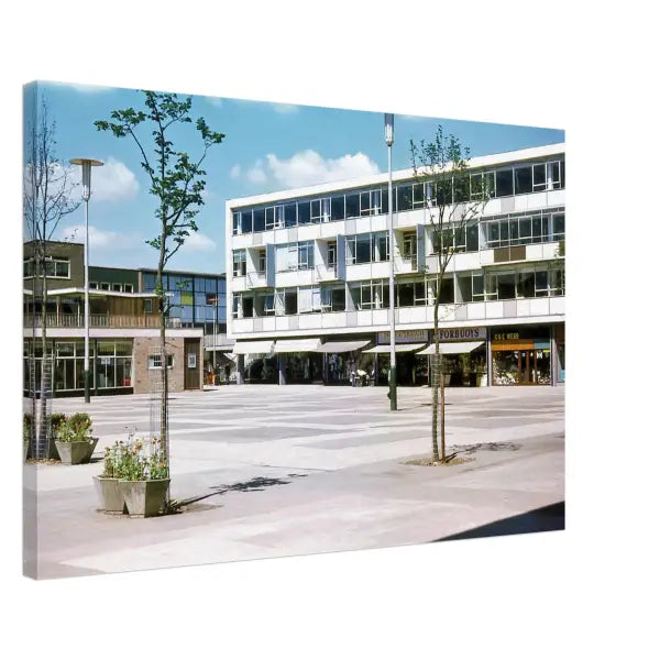 Harlow Town Square 1950s - Canvas Print
