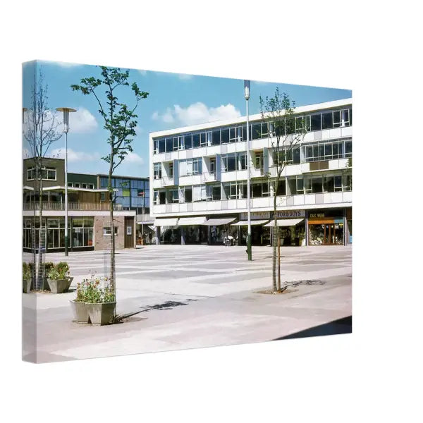 Harlow Town Square 1950s - Canvas Print