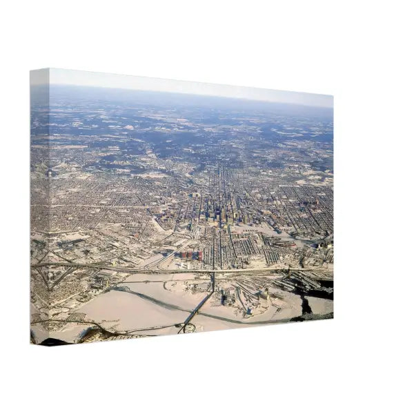 Historic aerial photo of Baltimore 1982