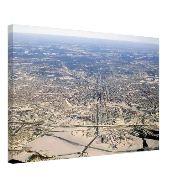 Historic aerial photo of Baltimore 1982
