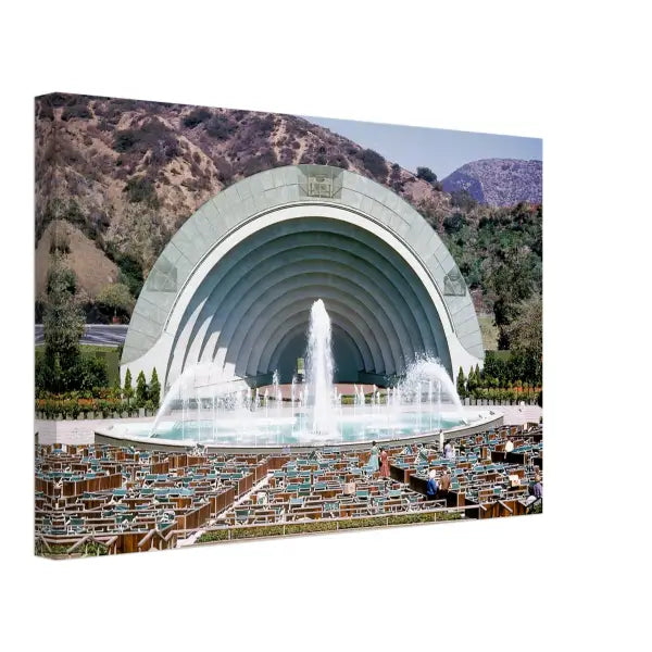 Hollywood Bowl with Fountains Los Angeles California 1959