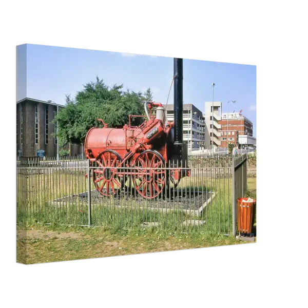 Invicta locomotive Canterbury Kent 1970s - Canvas Print