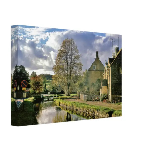 Lower Slaughter Gloucestershire 1960s - Canvas Print