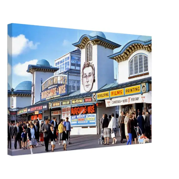 Morecambe & Wise Great Yarmouth 1960s - Canvas Print