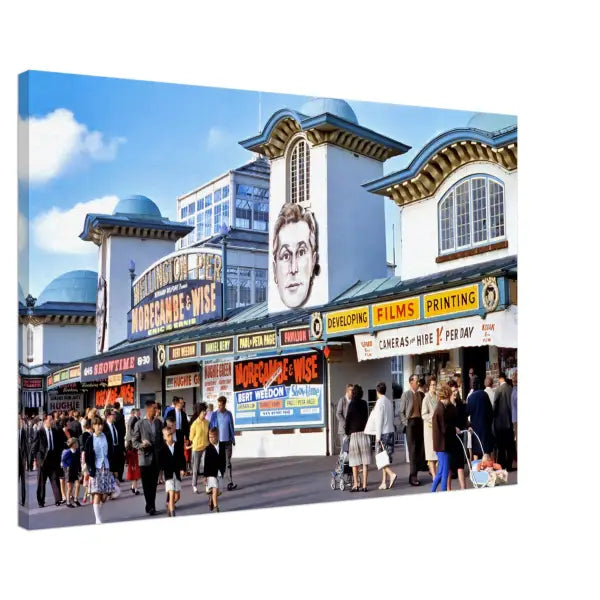 Morecambe & Wise Great Yarmouth 1960s - Canvas Print