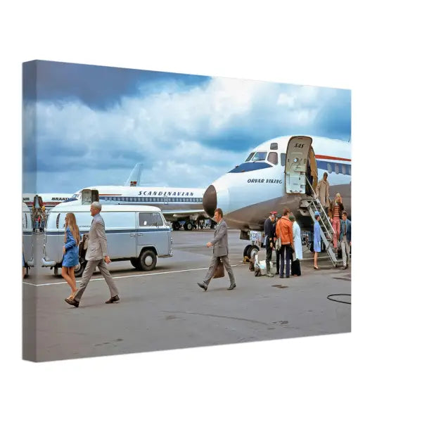 Oslo Airport Norway 1972 (SAS DC-9 Orvar Viking)