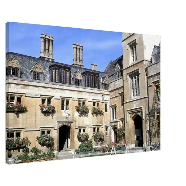 Pembroke College Oxford 1960s - Canvas Print