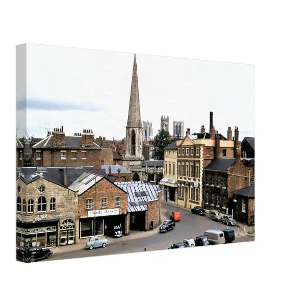 View from Clifford’s Tower York 1950s - Canvas Print