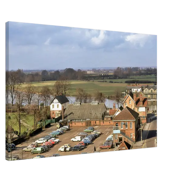 View from Windsor Castle 1970s - Canvas Print