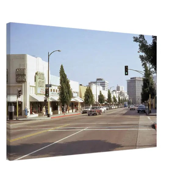 Wilshire Blvd Beverly Hills California 1972