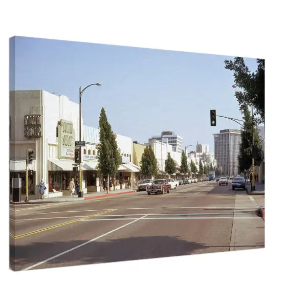 Wilshire Blvd Beverly Hills California 1972
