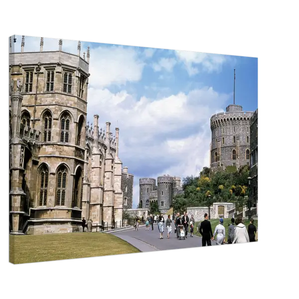 Windsor Castle 1957 - Canvas Print