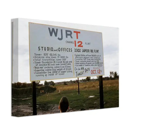 WJRT (Channel 12) Antenna Flint 1950s