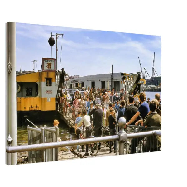 Woolston Floating Bridge Southampton 1960s - Canvas Print