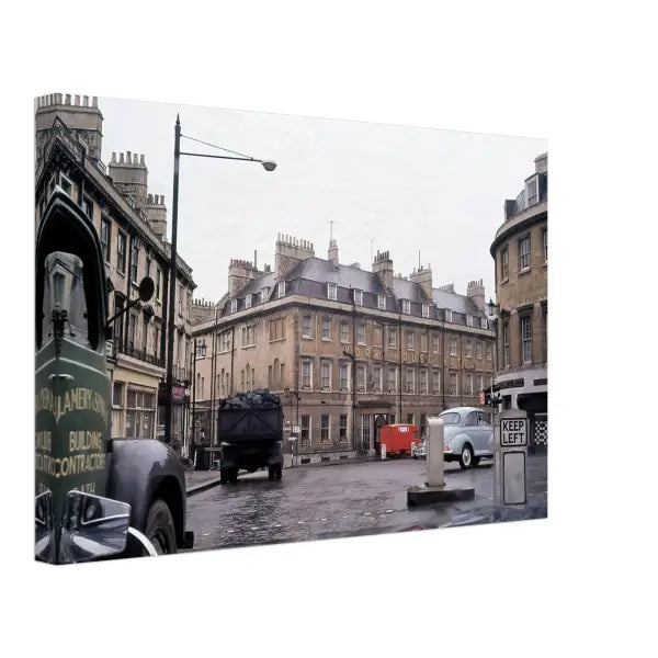 York House Hotel George Street Bath 1960s - Canvas Print
